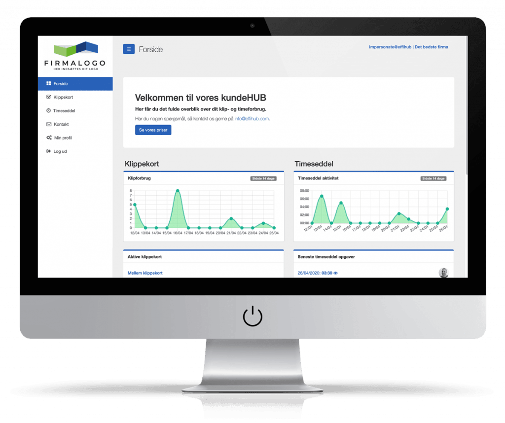 Effihub Kundeportal / kundeHUB